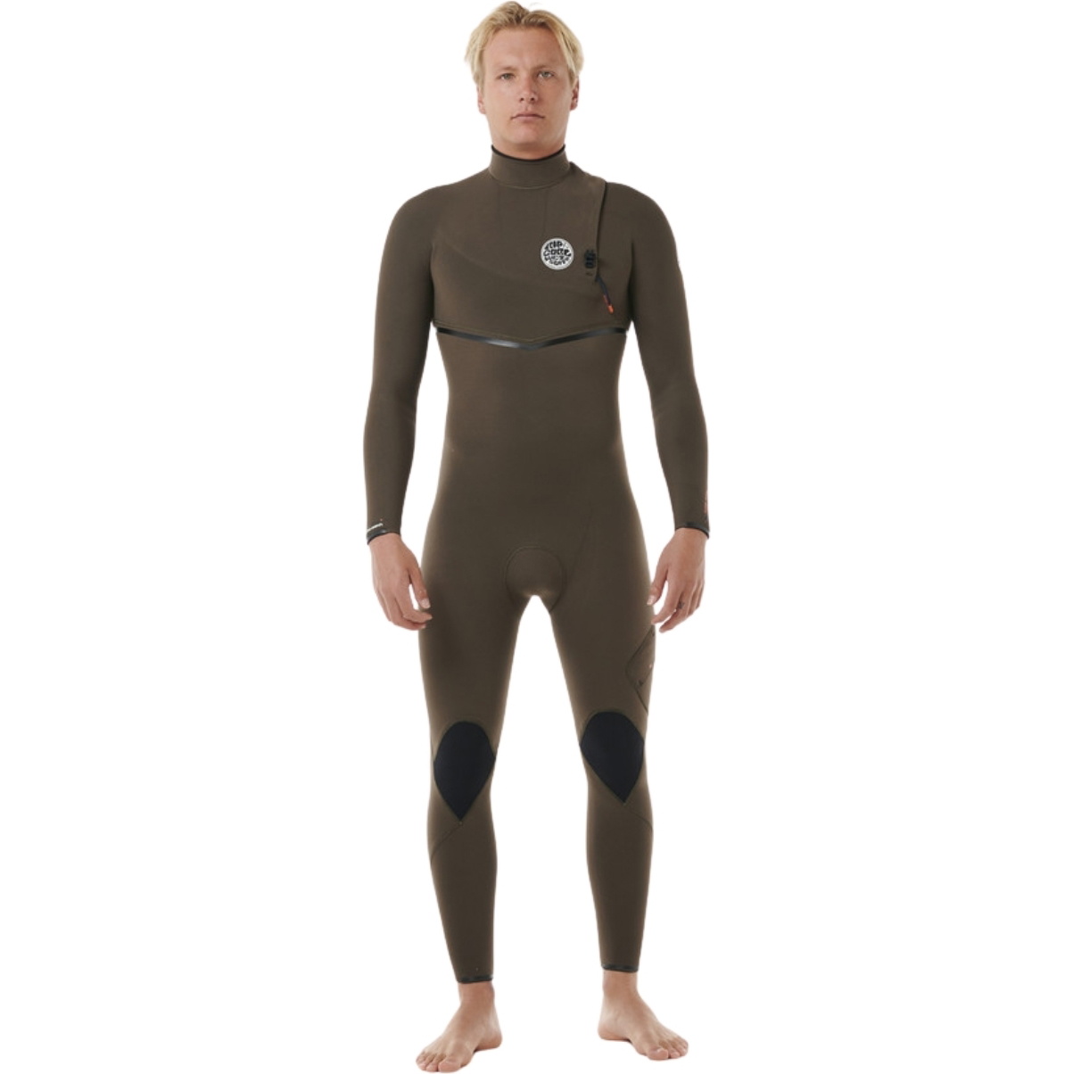 2025 Rip Curl Da Uomo Flashbomb Pro 4/3mm Zip Free Muta 14NMFS - Deep Rock